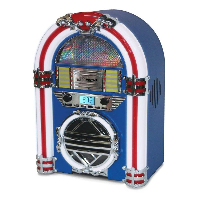 Victor Audio Broadway Desktop Bluetooth Jukebox 1