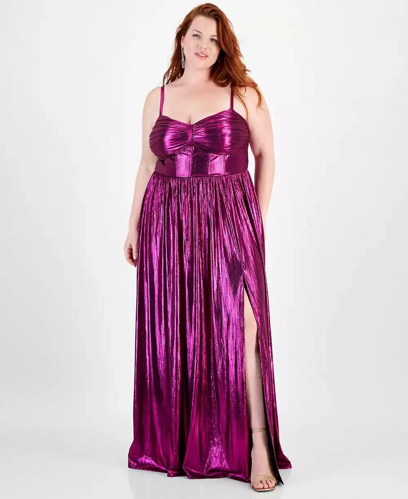 blue gray homecoming dress Tessie Dress in Wine Satin 10