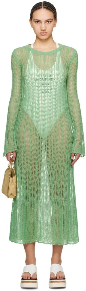 Stella McCartney Green Airy Maxi Dress 1