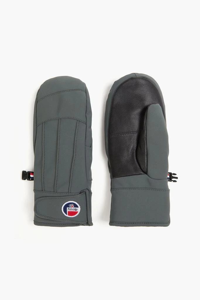 Fusalp Pintucked stretch-shell mittens 1