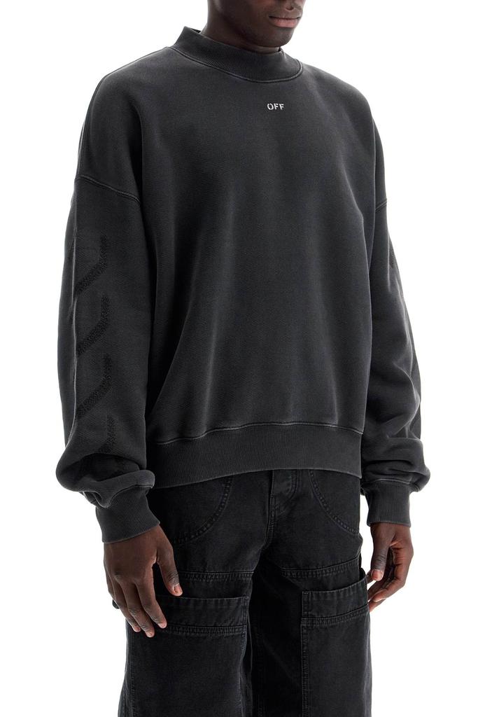スウェット・トレーナー Off-White St. Matthew Crewneck Sweatshirt With Arrow Off-White st. matthew crewneck sweatshirt with arrow
