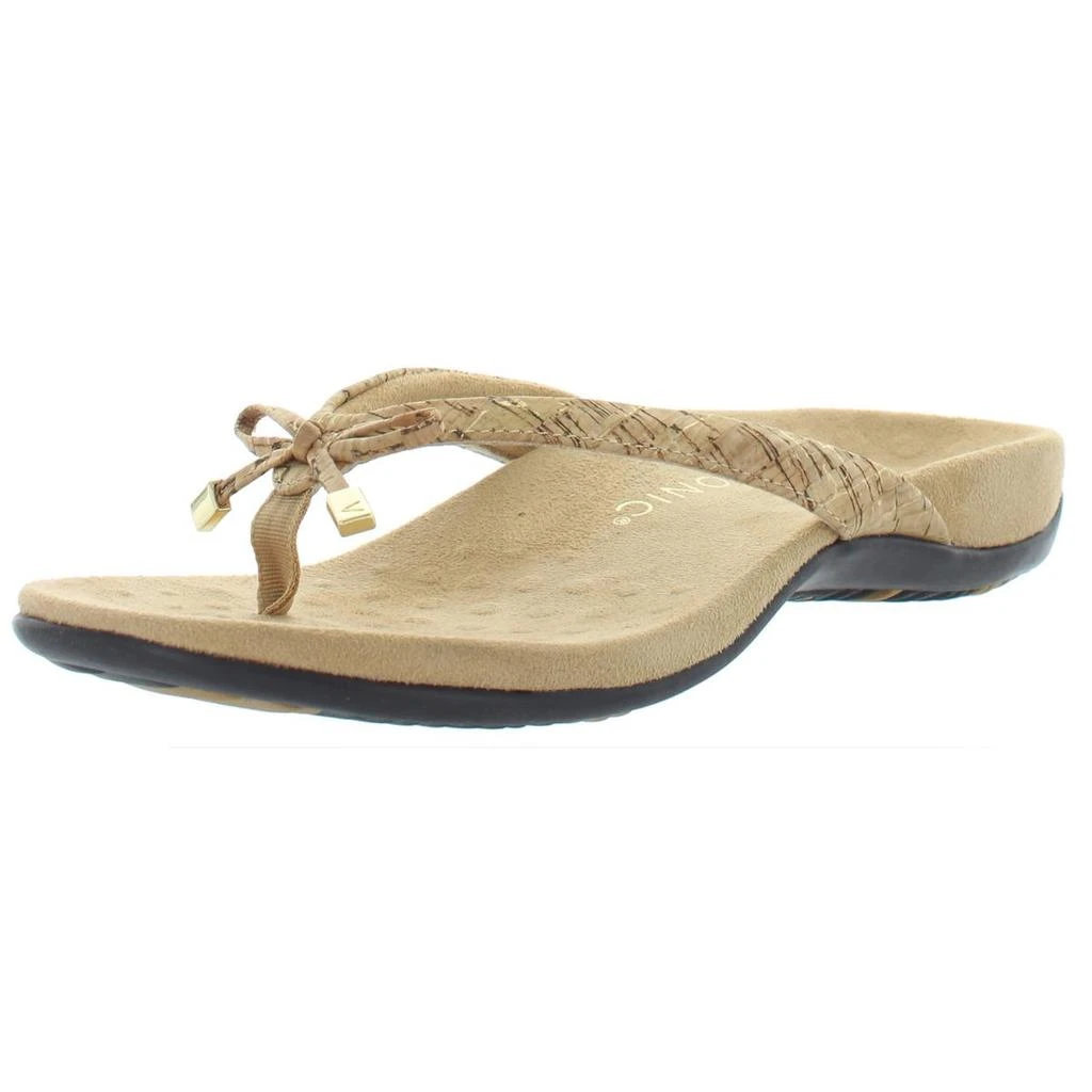 VIONIC Bella II Womens Bow Orthaheel Slide Sandals 3