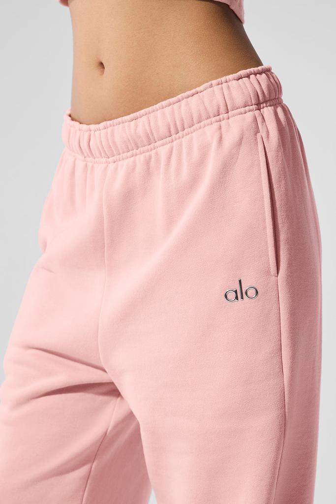 Alo Accolade Sweatpant - Pink Quartz