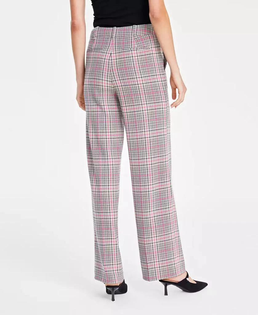 On 34th Women's Plaid High Rise Wide-Leg Trousers, Created for Macy's 4