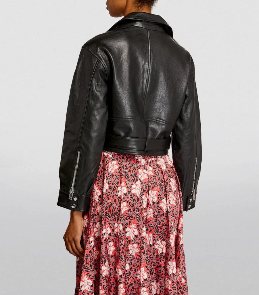 Maje Leather Moto Jacket 4