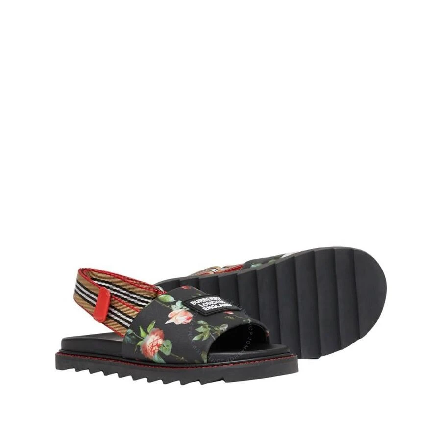 Burberry Kids Bryson Icon Stripe Floral Sandals 3