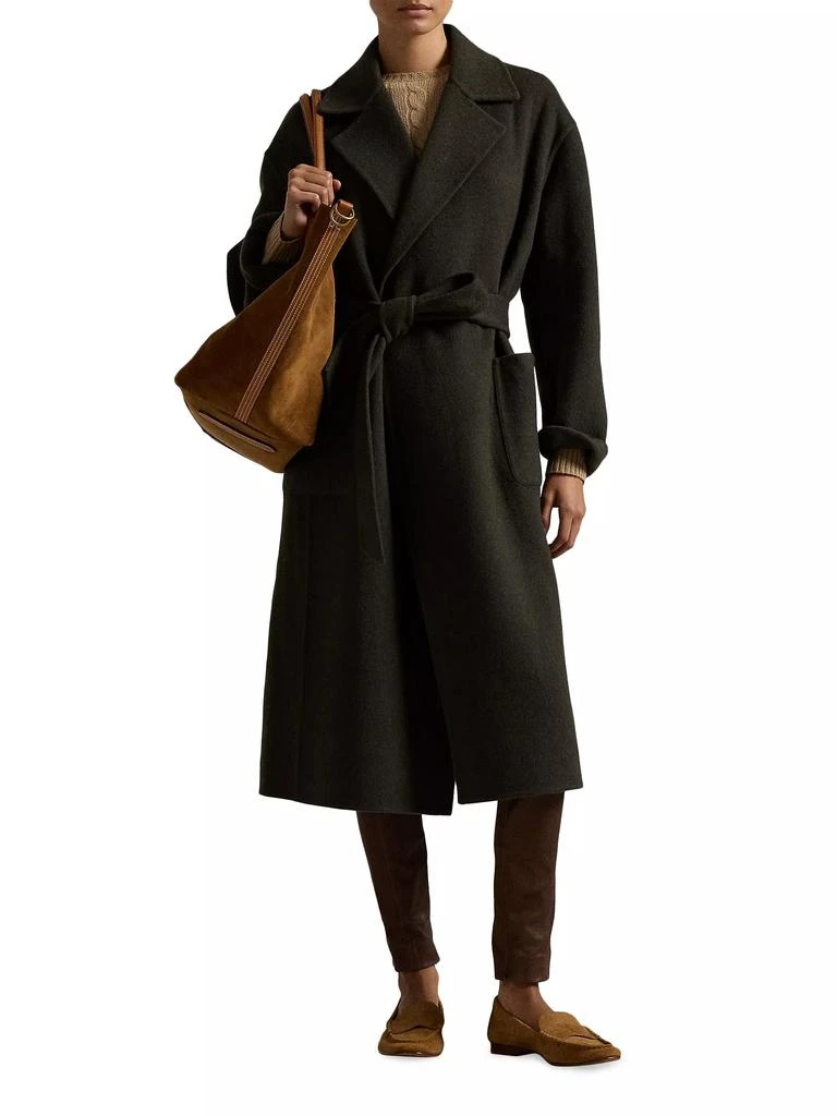 Ralph Lauren Double-Faced Wool Wrap Coat 2