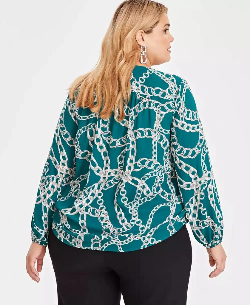 INC International Women's Printed Surplice Top, Created for Macy's 6