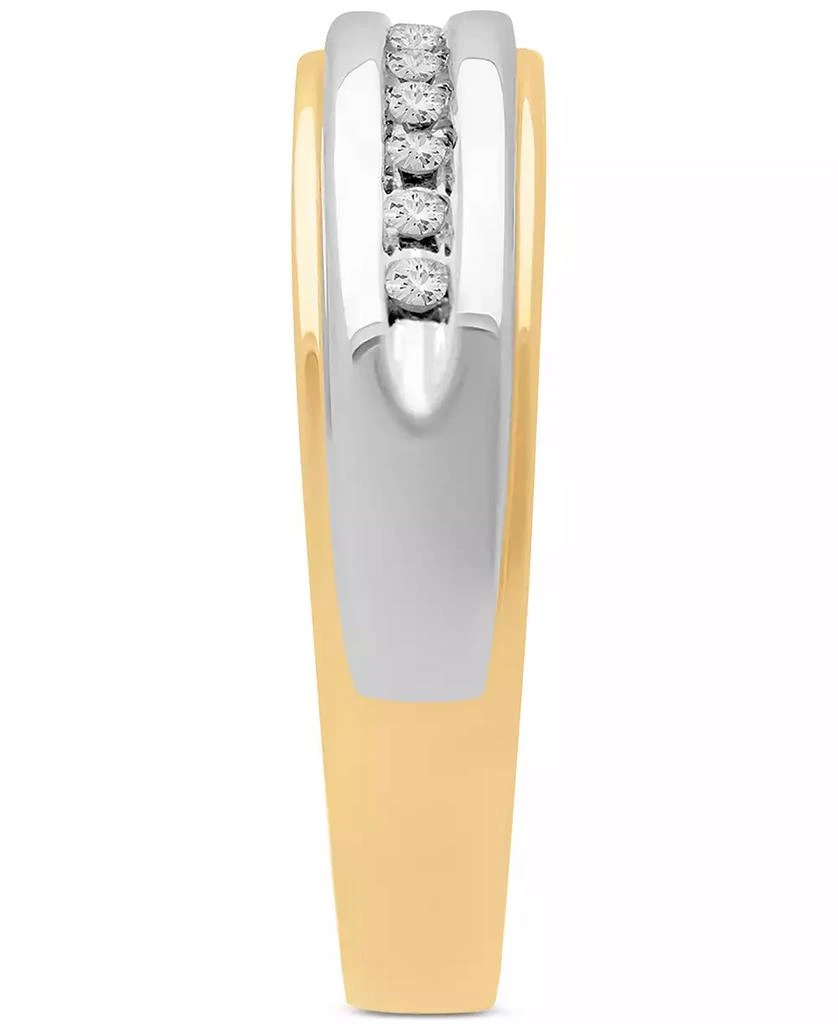 Macy's Men's Diamond Wedding Band (1/6 ct. t.w.) in 14k Gold 3