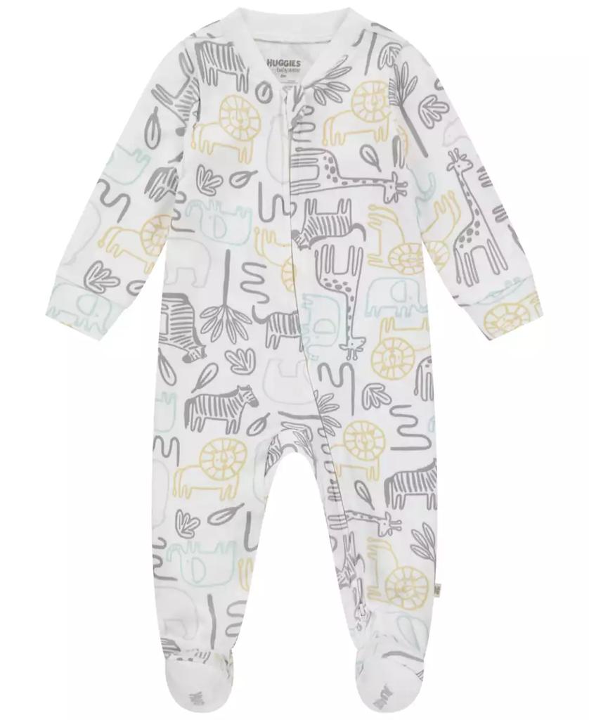 Huggies Baby Boys Organic Printed Coverall