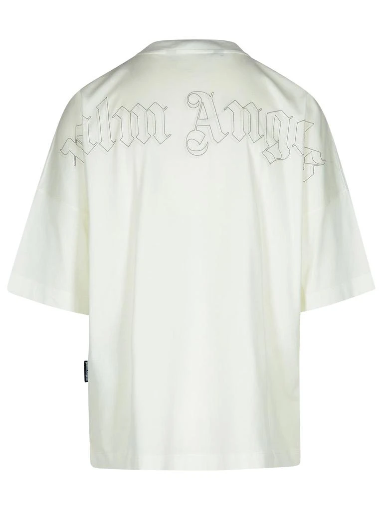 Palm Angels White Cotton T-shirt 3