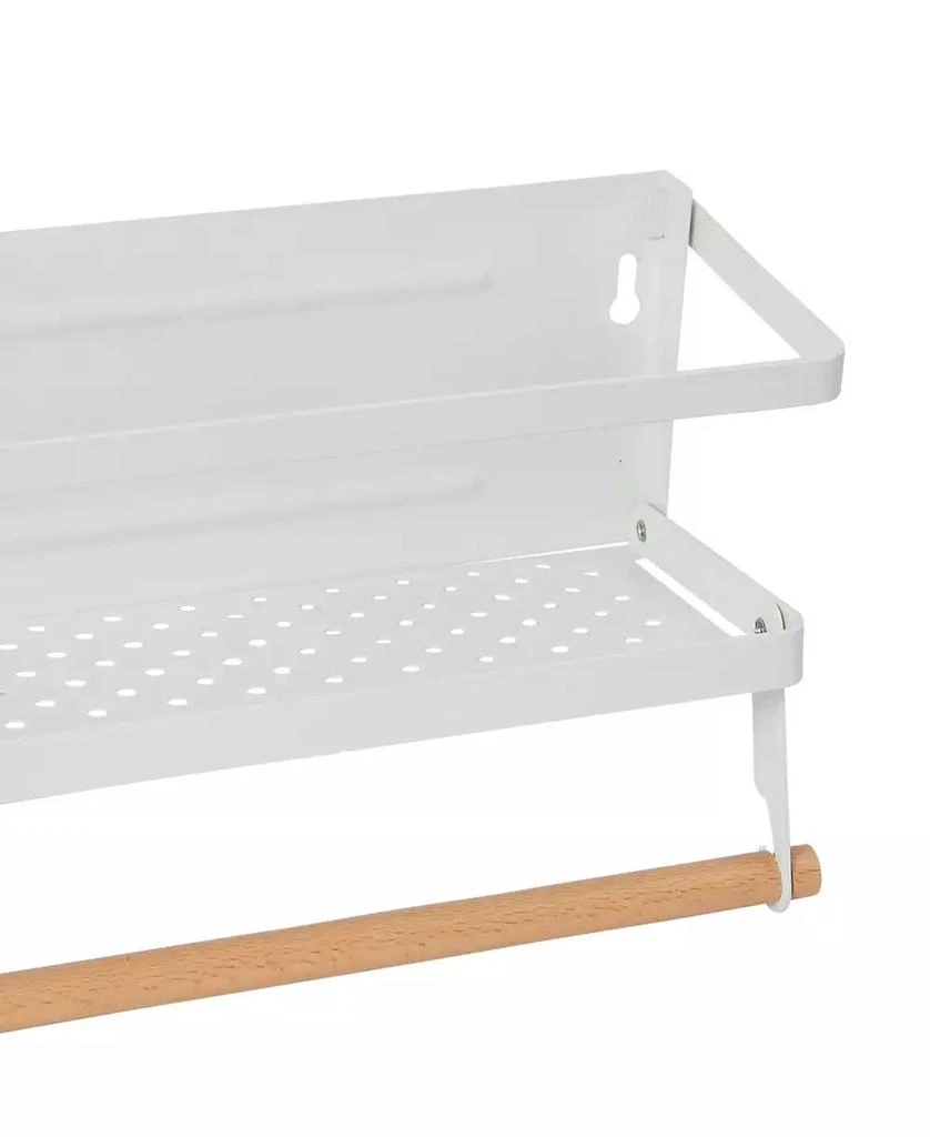 Household Essentials Metal Magnetic Spice Rack with Paper Towel Holder 4