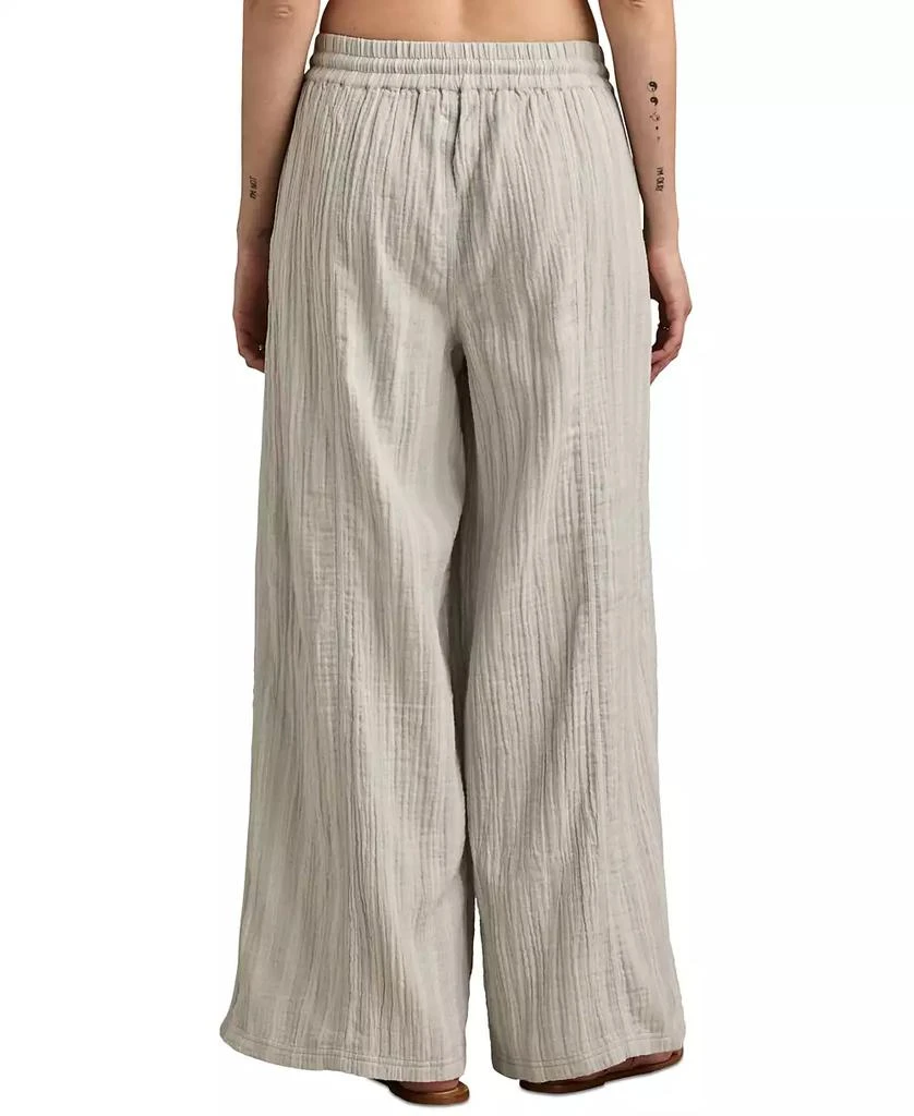 Lucky Brand Women's Striped Cotton Gauze Drawstring Pants 5