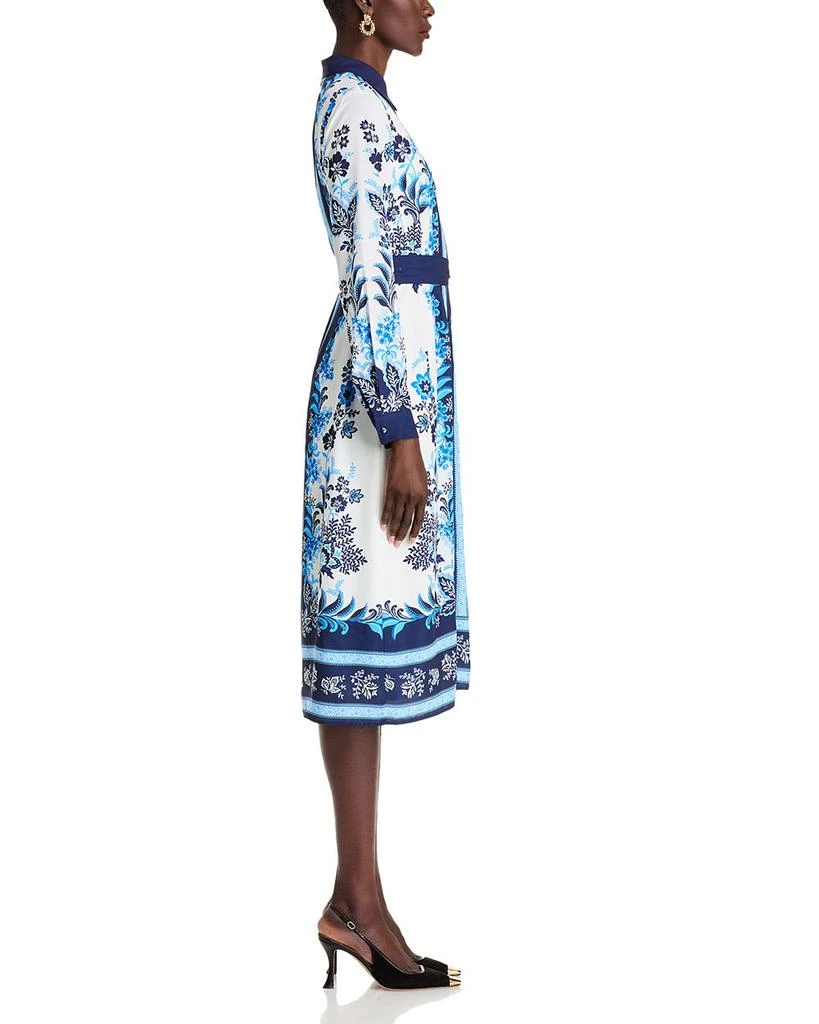Tahari Printed Belted Shirt Dress 5