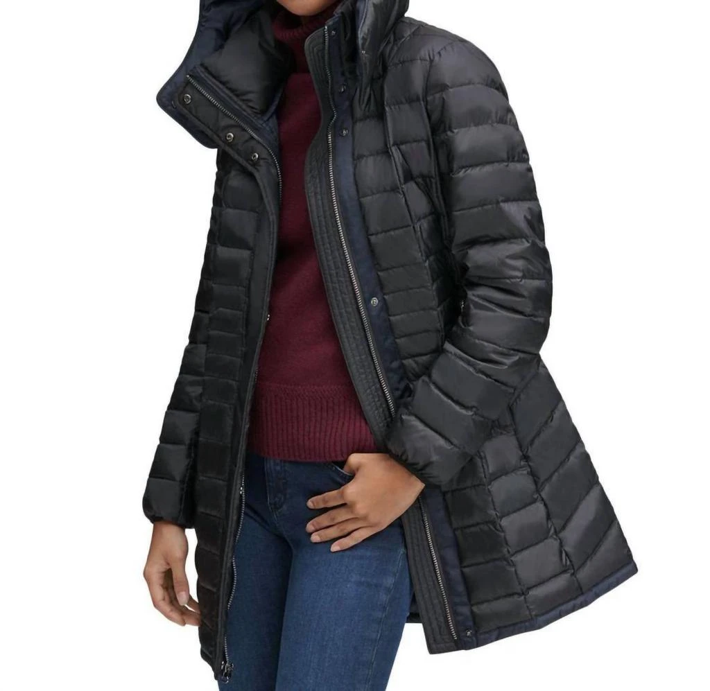 Andrew Marc Andrew Marc - Removable Hood Marble Quilted Down Jacket 2