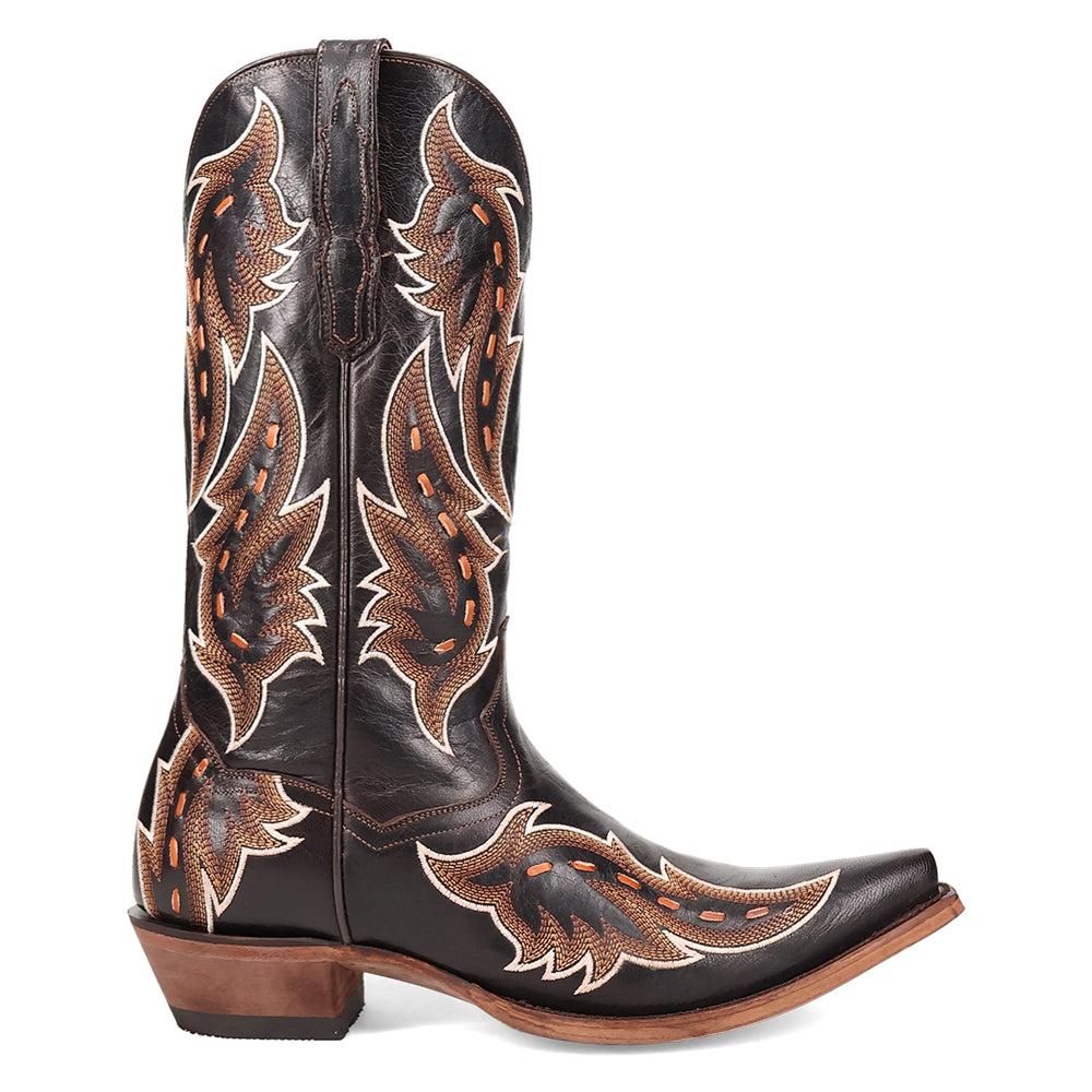 Dan Post Boots Racer Embroidered Snip Toe Cowboy Boots