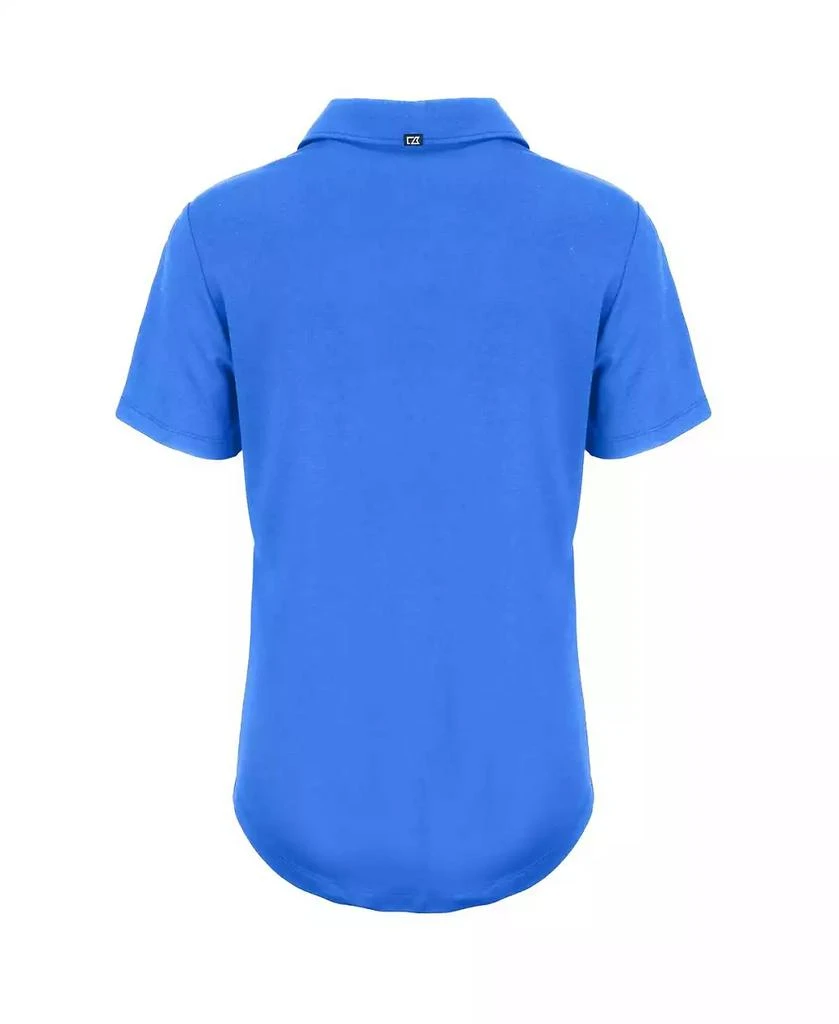 Cutter & Buck Women's Blue Detroit Lions Historic Coastline Epic Comfort Eco Polo 2