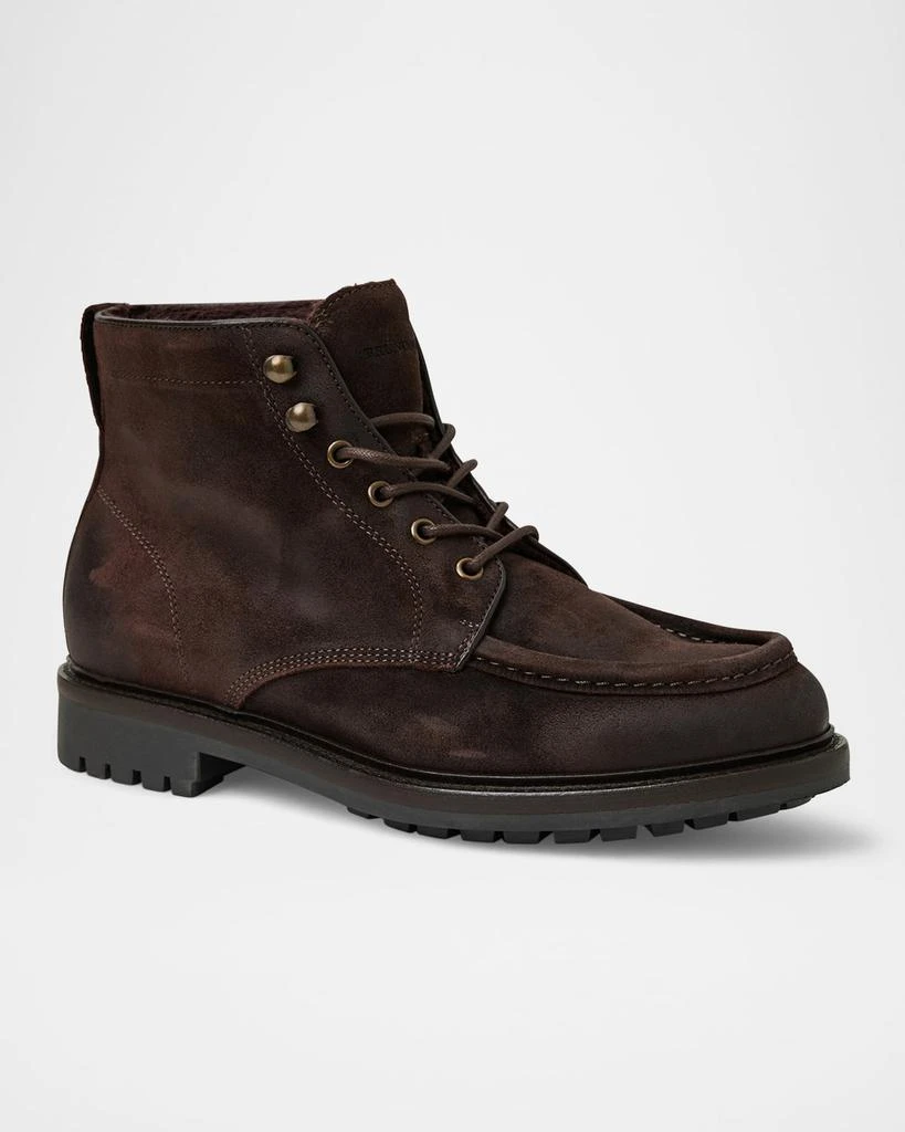 Bruno Magli Men's Scotty Faux Fur-Lined Leather Lace-Up Boots 2