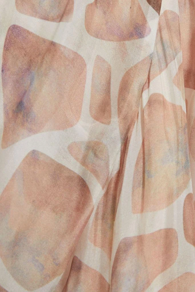 Rachel Zoe Ruffled printed chiffon blouse 4