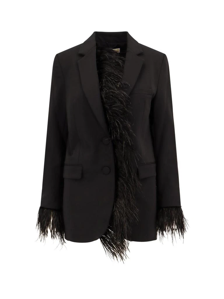 Michael Kors Blazer With Feathers 1