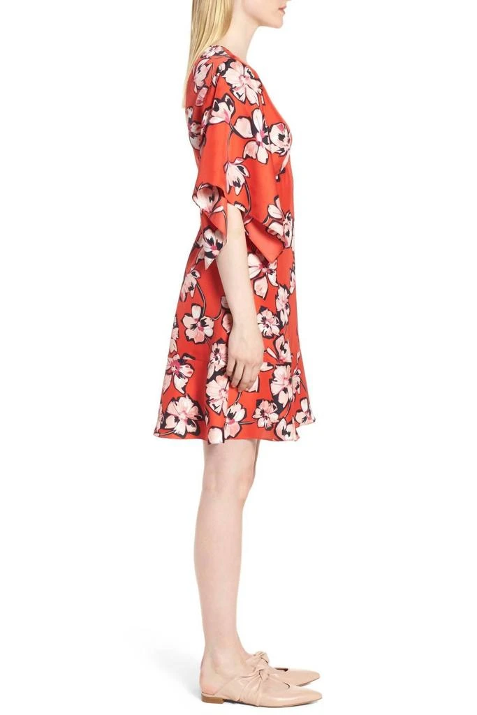 Lewit Lewit - Hibiscus Floral Print Silk Dress 2