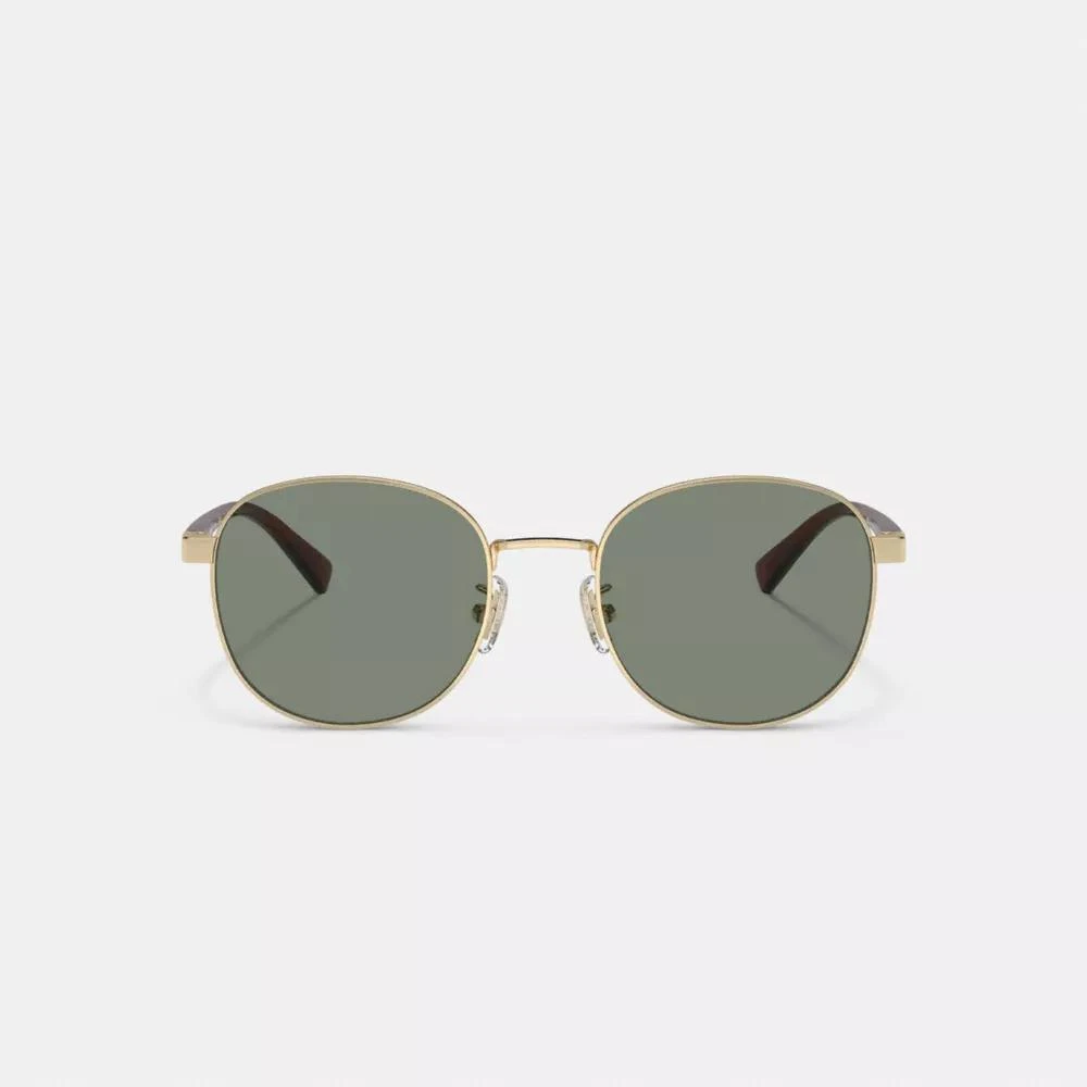 Coach Metal Round Sunglasses 3