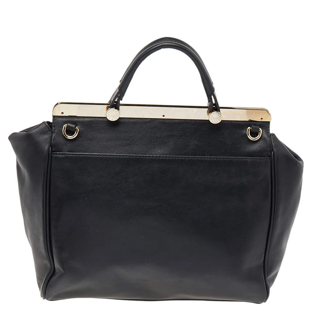 Furla Furla Black/Blue Leather Cortina Top Handle Bag 4