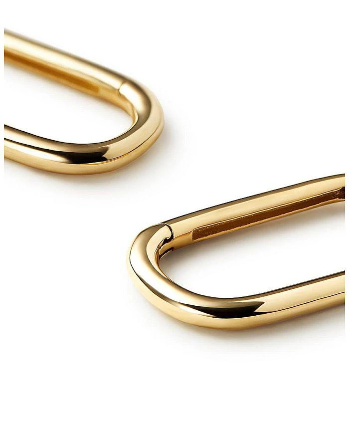 Ana Luisa 10K  Gold Oval Hoops 2