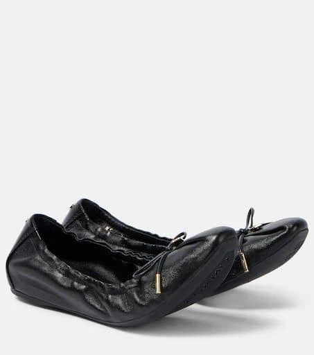Salvatore Ferragamo Joelle leather ballet flats 1