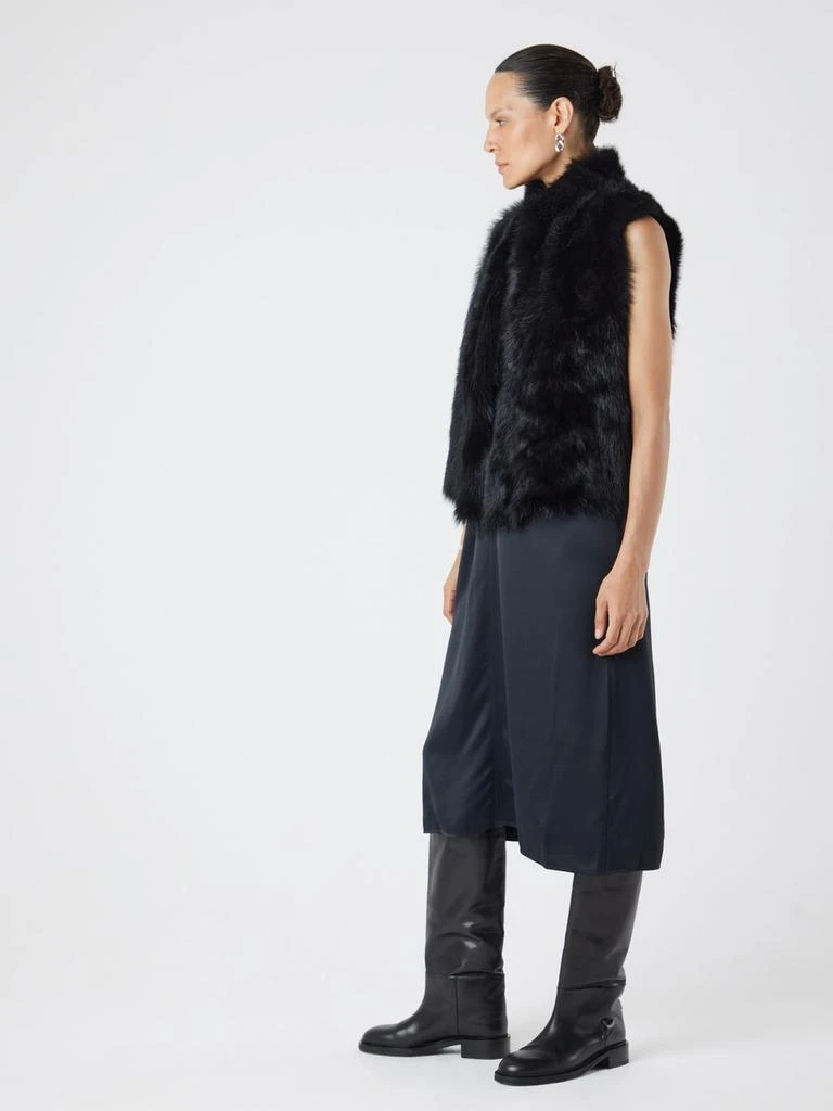 Gushlow & Cole Natural edge shearling gilet 3