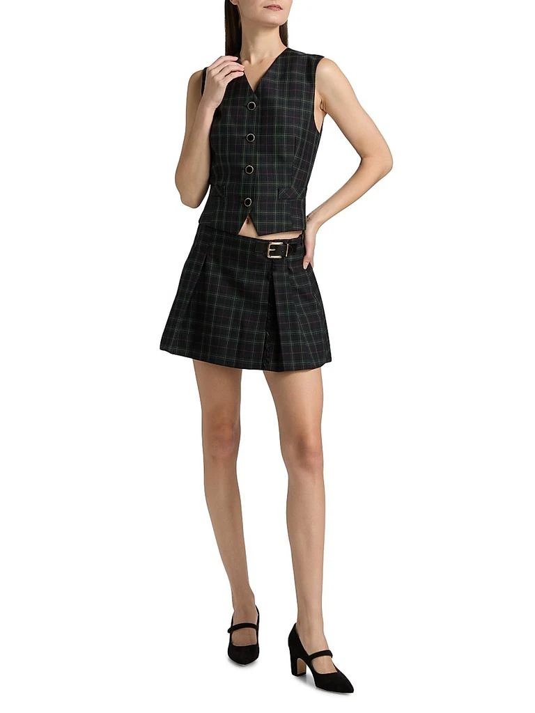 Ronny Kobo Lily Plaid Vest 2