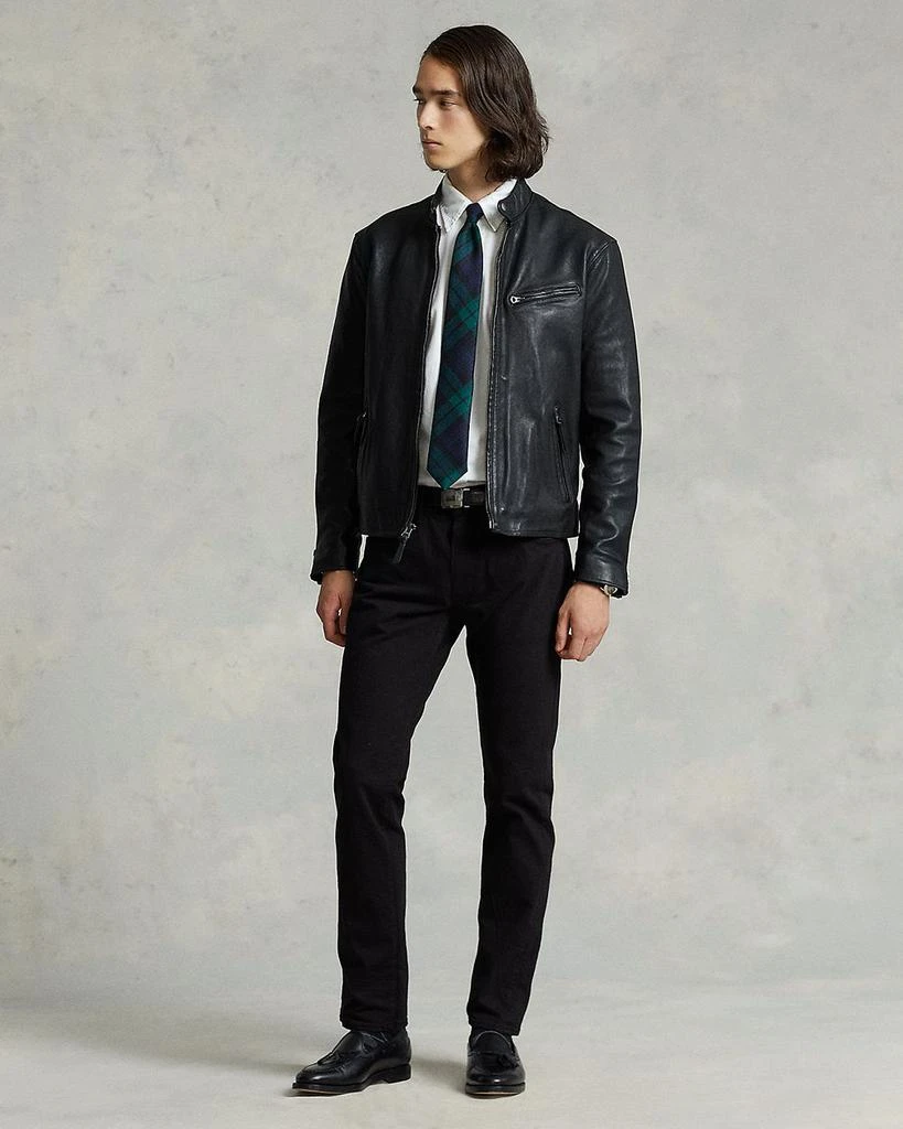 Ralph Lauren Lambskin Leather Café Racer Jacket 2