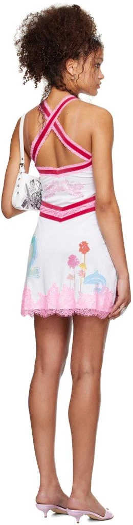 I
m Sorry by Petra Collins SSENSE Exclusive White Mimi Wade Edition Kitty Minky Minidress 3