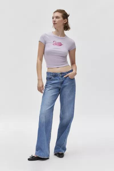 Kimchi Blue Kimchi Blue Swan Too Perfect Baby Tee
