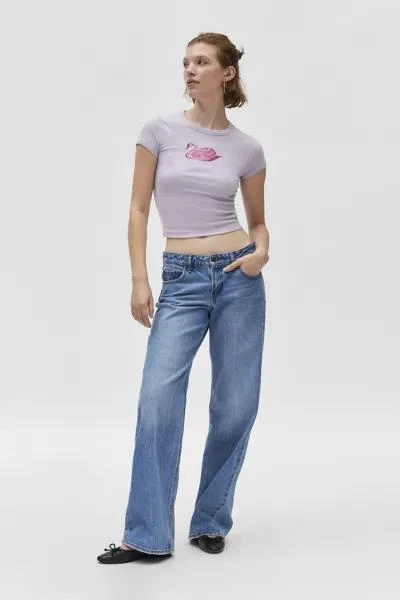 Kimchi Blue Kimchi Blue Swan Too Perfect Baby Tee 2