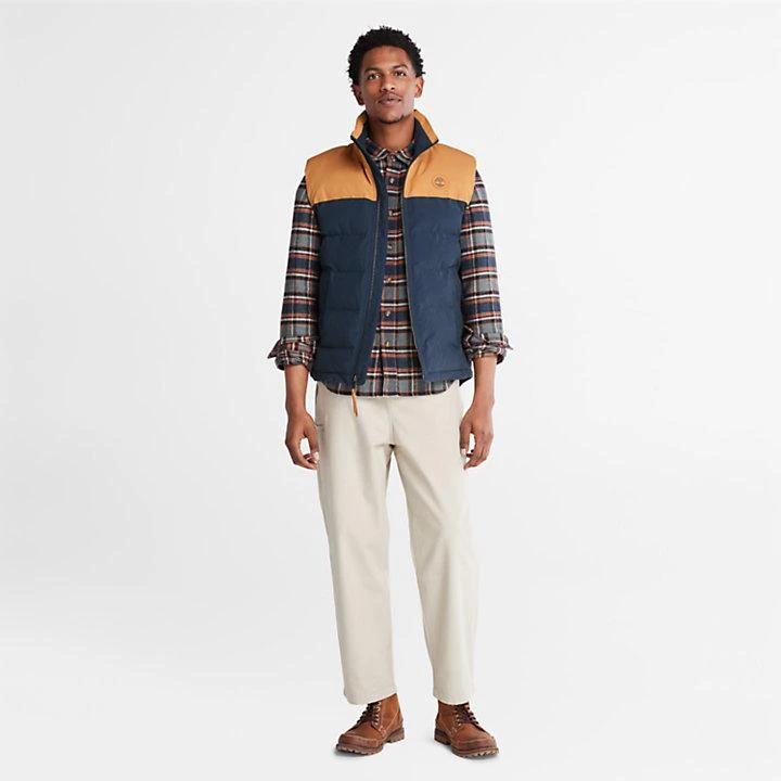 Timberland Welch Mountain Puffer Vest for Men in Navy 3