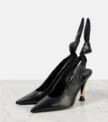 Givenchy Beauw leather slingback pumps 4