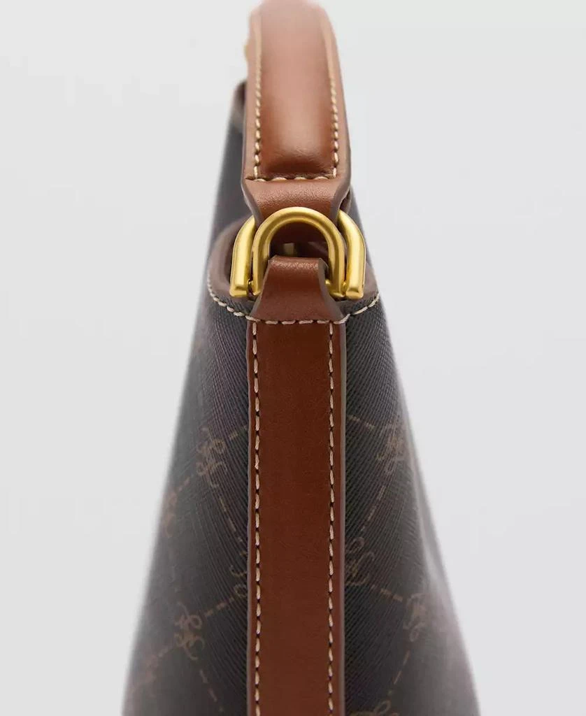 Mango Women's Logo Printed Mini Shopper Bag 5