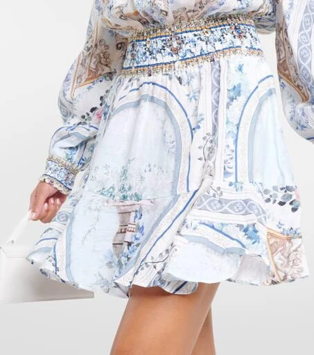 Camilla Embellished floral off-shoulder minidress 5