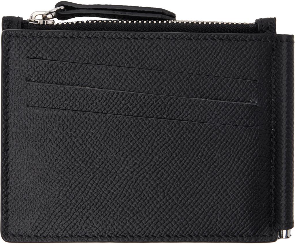 MAISON MARGIELA Black Money Clip Wallet - Wallets - Free Shipping