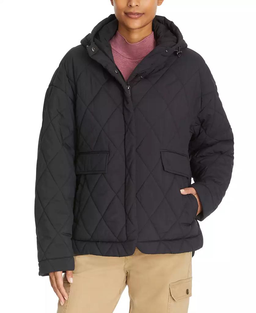 BASS OUTDOOR Women's High-Low Quilted Outdoor Puffer