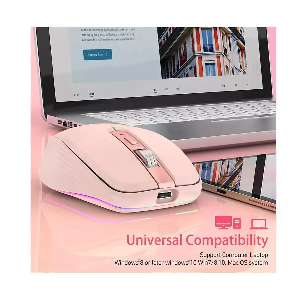 risokeys Dual Mode Wireless Mouse 6