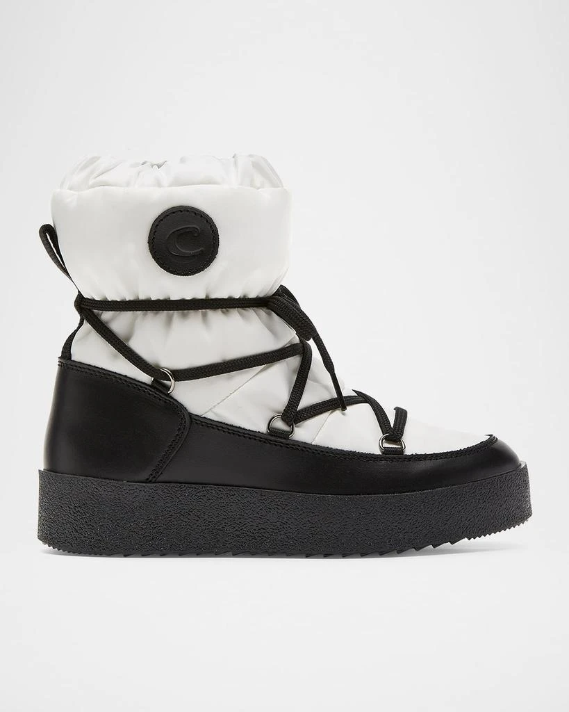 La Canadienne Easton Nylon Lace-Up Winter Booties 1