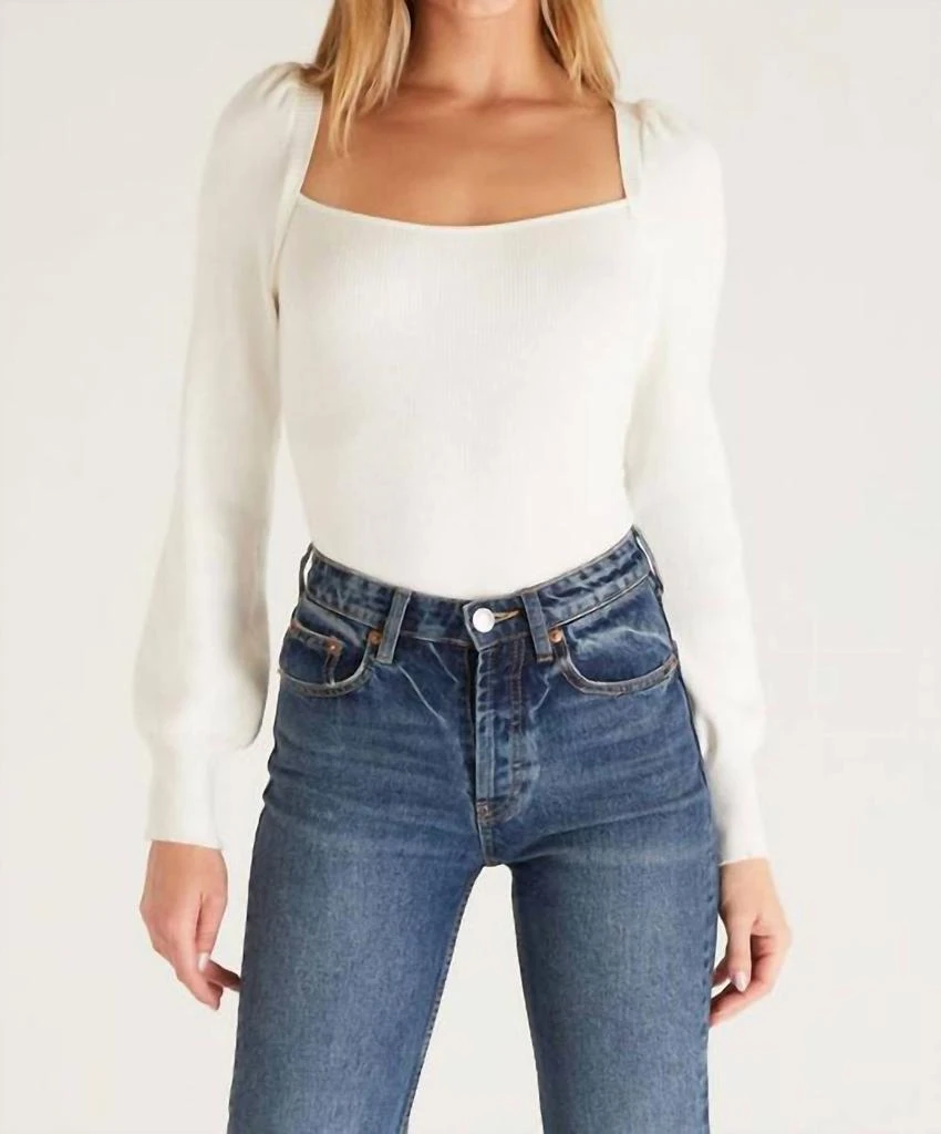Z Supply Z Supply - Women's Hadley Sweater Tie Top 1