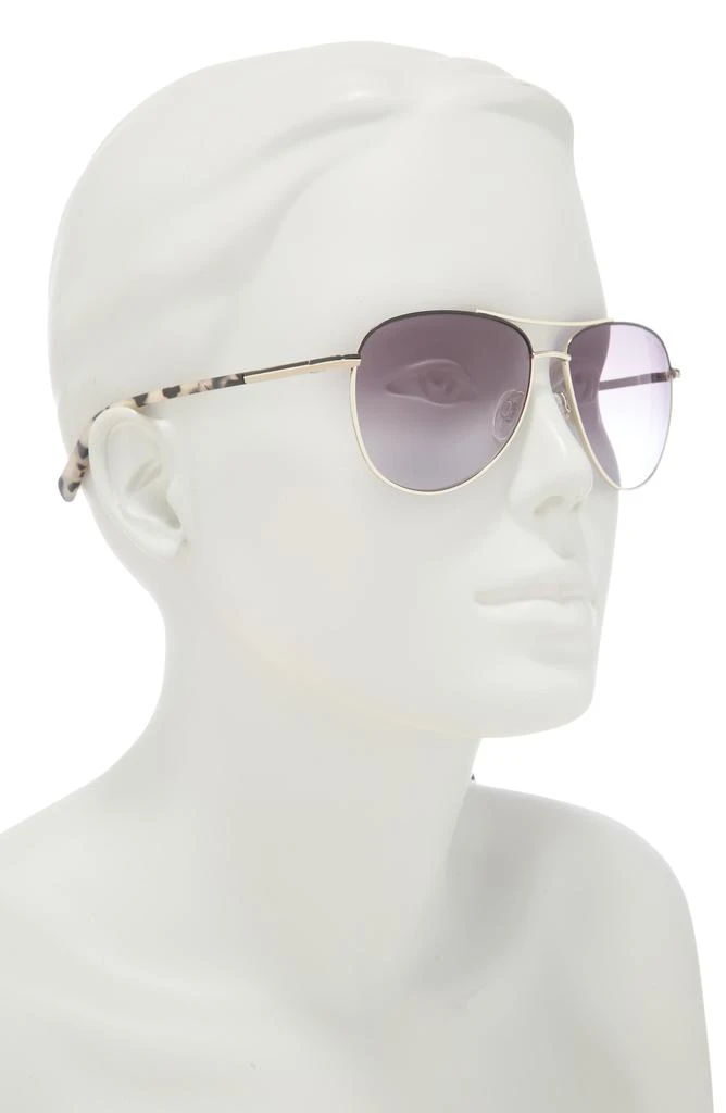 Ted Baker London 57mm Full Rim Aviator Sunglasses 3