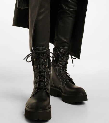AMIRI Leather lace-up boots 7