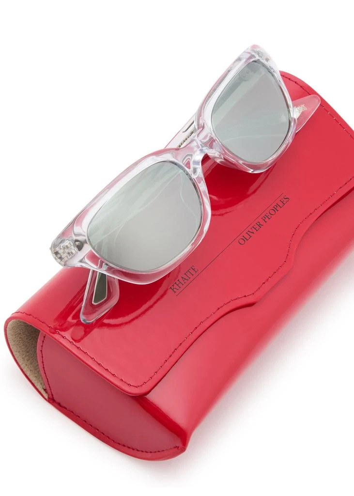 Oliver Peoples X Khaite narrow cat-eye sunglasses  4