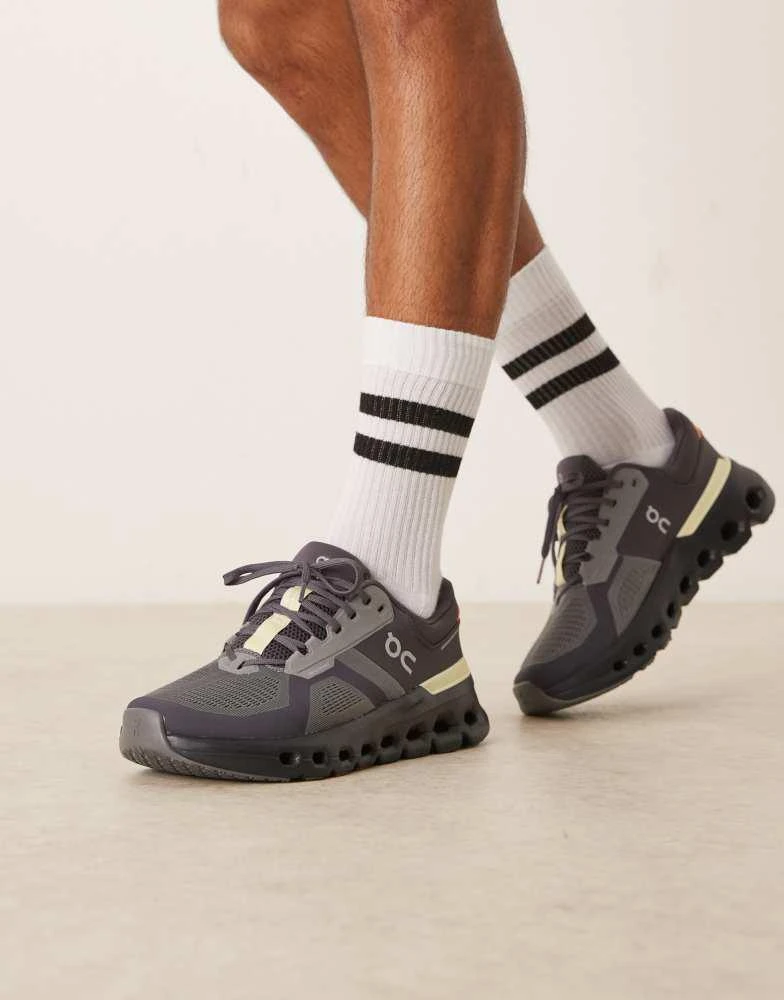 ON RUNNING ON Cloudrunner 2 running trainers in rock and tangerine 1