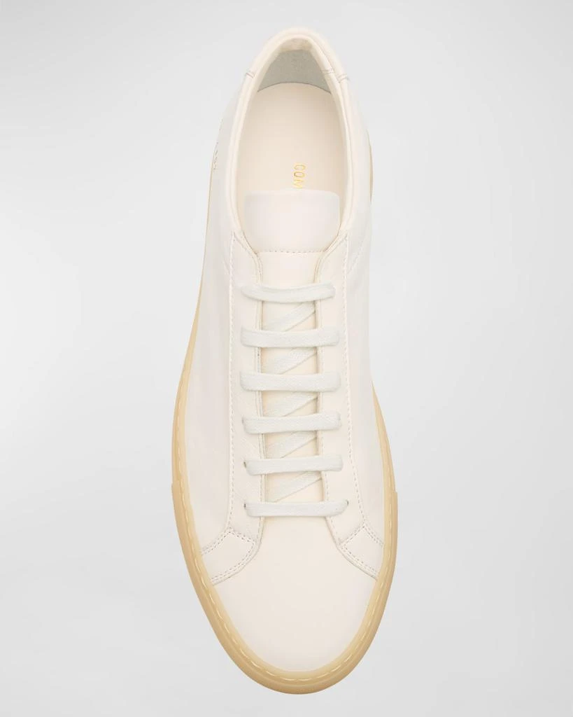 Common Projects Men's Achilles Gumsole Leather Low-Top Sneakers 4