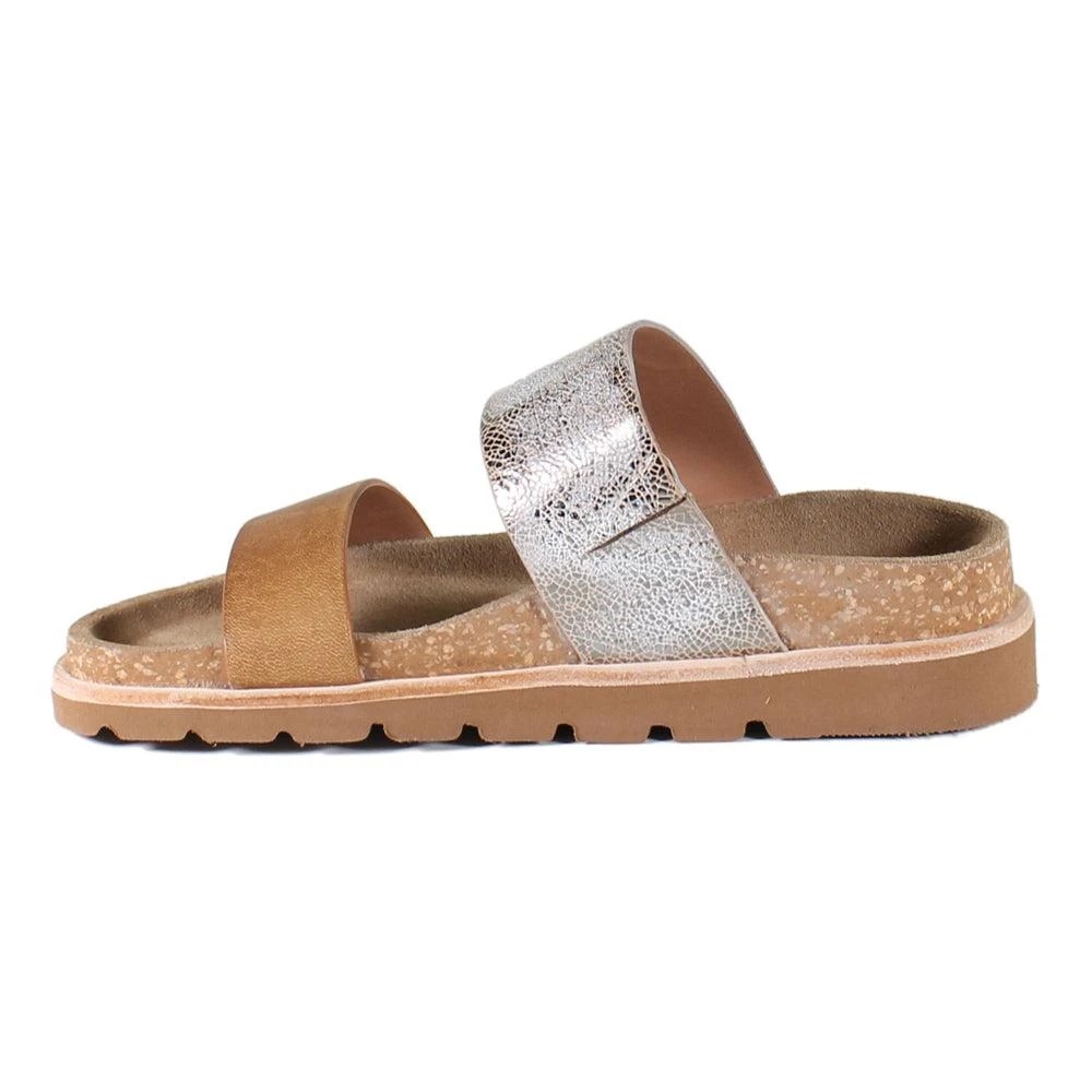 Diba True Baja Country Metallic Slide Sandals 3